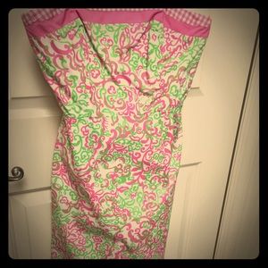 Lilly Pulitzer strapless dress